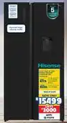 Russells Hisense 541L Side By Side Fridge/Freezer H680SMIB-WD offer