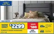 Russells Florence Queen Headboard 10291198 offer