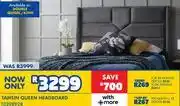 Russells Tasmin Queen Headboard 10298928 offer