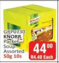 KitKat Cash and Carry Knorr Packet Soup Assorted offer