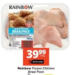 Checkers Rainbow Frozen Chicken Braai Pack offer