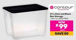 Game Contour Clear and Black Box Storage offer