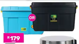 Game Addis Rough Tote Storage Box Blue OR Black offer