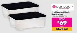 Game Contour Clear and Black Box Storage offer