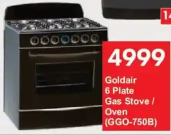 President Hyper Goldair 6 Plate Gas Stove/ Oven offer