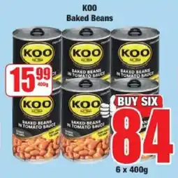 Boxer Koo Baked Beans offer