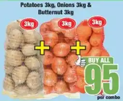 Boxer Potatoes, Onions & Butternut offer