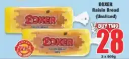 Boxer Boxer Raisin Bread Unsliced offer