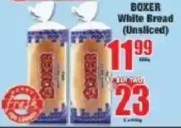Boxer Boxer White Bread Unsliced offer