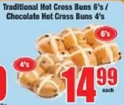 Boxer Traditional Hot Cross Buns/ Chocolate Hot Cross Buns offer