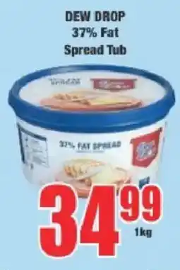Boxer Dew Drop 37% Fat Spread Tub offer