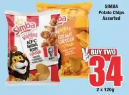 Boxer Simba Potato Chips Assorted offer