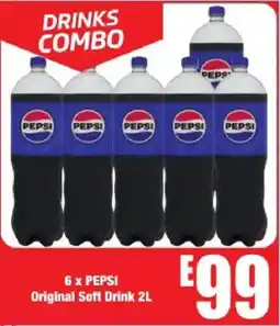 Boxer Pepsi Original Soft Drink offer