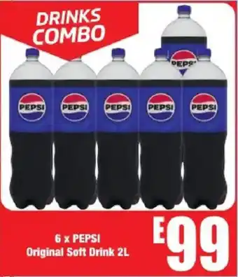 Boxer Pepsi Original Soft Drink offer