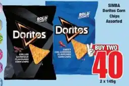 Boxer Simba Doritos Corn Chips Assorted offer