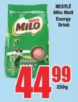 Boxer Nestlé Milo Malt Energy Drink offer