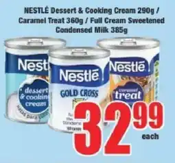 Boxer Nestle Dessert & Cooking Cream/ Caramel Treat/ Full Cream Sweetened Condensed Milk offer