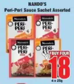 Boxer Nando's Peri-Peri Sauce Sachet Assorted offer