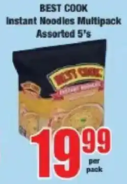Boxer Best Cook Instant Noodles Multipack Assorted offer