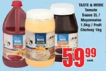 Boxer Taste & More Tomato Sauce/ Mayonnaise/ Fruit Chutney offer