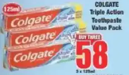 Boxer Colgate Triple Action Toothpaste Value Pack offer