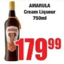Boxer Amarula Cream Liqueur offer