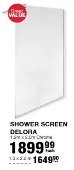 Build It Shower screen delora offer