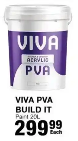 Build It Viva pva build it paint offer