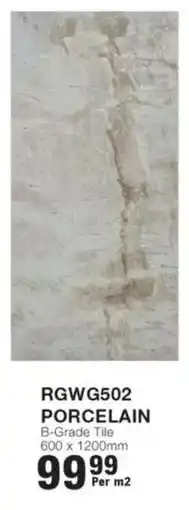 Build It RGWG502 Porcelain B-grade Tile offer
