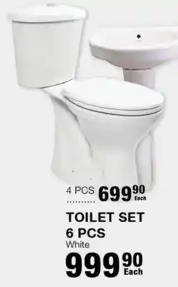 Build It Toilet set white offer