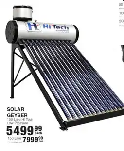Build It Solar Geyser Hi Tech Low Pressure offer