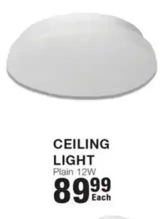 Build It Ceiling Light Plain 12w offer