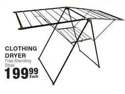 Build It Clothing dryer free standing steel offer