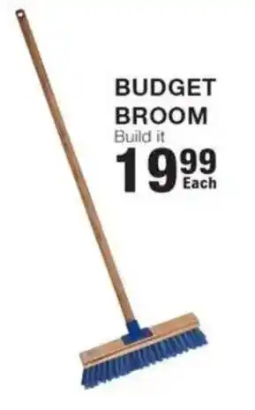 Build It Build it Budget Broom offer