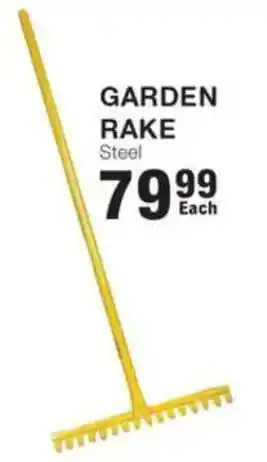 Build It Garden rake steel offer