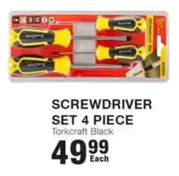 Build It Torkcraft black screwdriver set offer