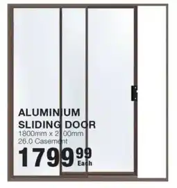 Build It Aluminium sliding door offer