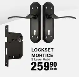 Build It Lockset mortice 3 lever robin offer
