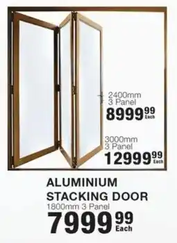 Build It Aluminium stacking door offer