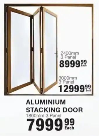 Build It Aluminium stacking door offer
