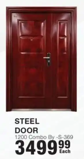 Build It Steel door 1200 Combo By S-369 offer