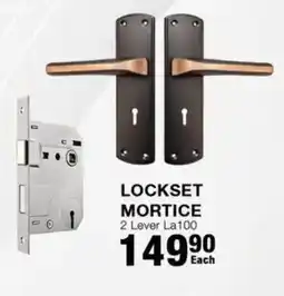 Build It Lockset mortice 2 Lever La100 offer
