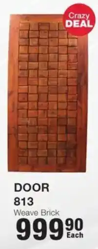 Build It Door 813 Weave Brick offer