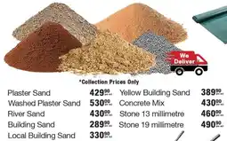 Build It Plaster Sand offer