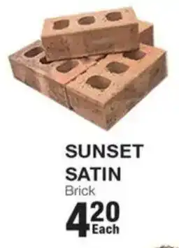 Build It Sunset satin brick offer