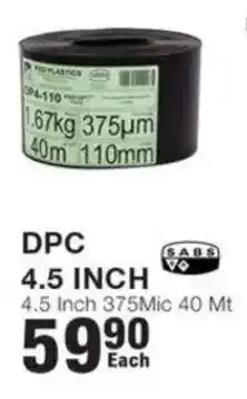 Build It DPC 4.5 inch 375Mic 40 Mt offer