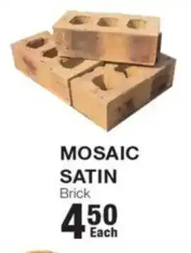 Build It Mosaic satin brick offer