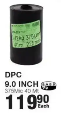 Build It DPC 9.0 inch 375mic 40 mt offer