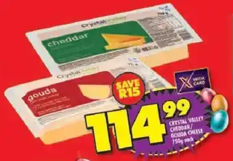 Shoprite Crystal valley cheddar/ gouda cheese offer