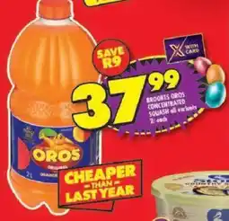 Shoprite Brookes oros concentrated squash offer